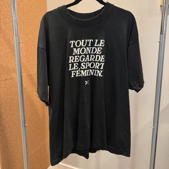 French "Everyone Watches Women’s Sports" Tee XL  TOGETHXR - Picture 1 of 4
